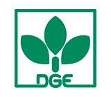 Zerfifikat / Logo des DGE